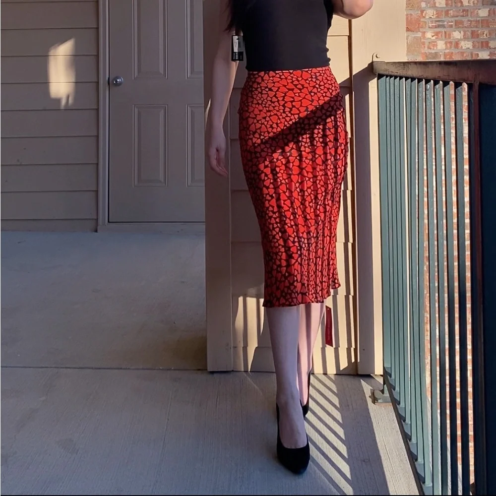 Realisation Par Naomi Skirt in 'Sid' Heart Pattern Size XS